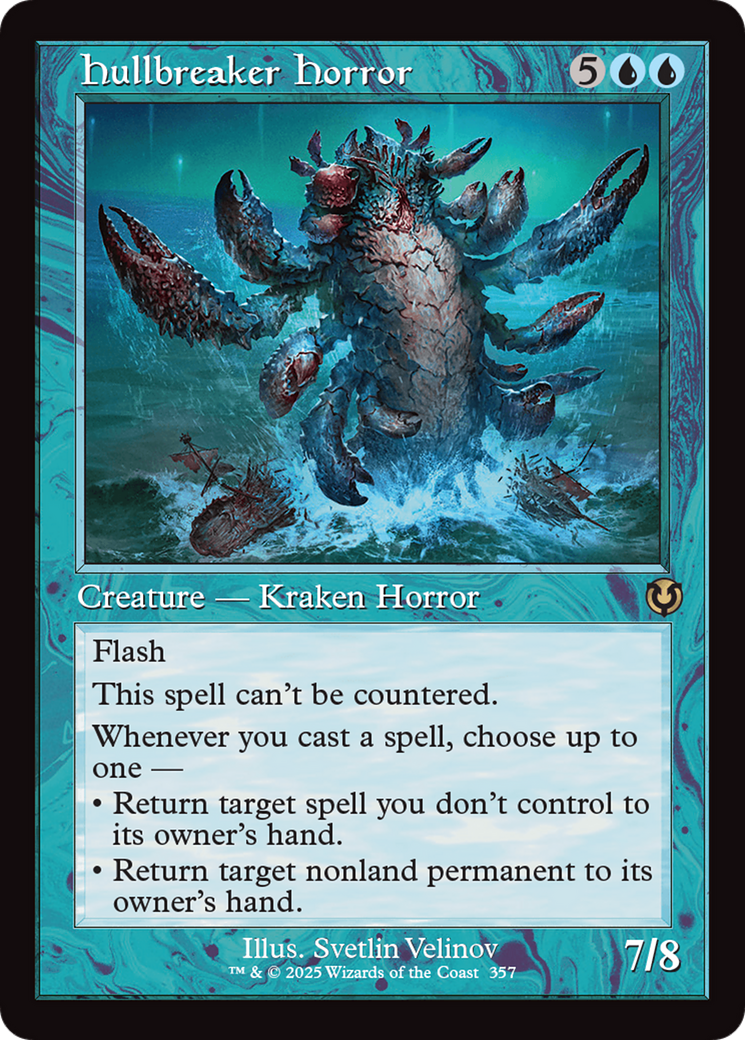 Hullbreaker Horror (Retro Frame) [Innistrad Remastered] | Impulse Games and Hobbies