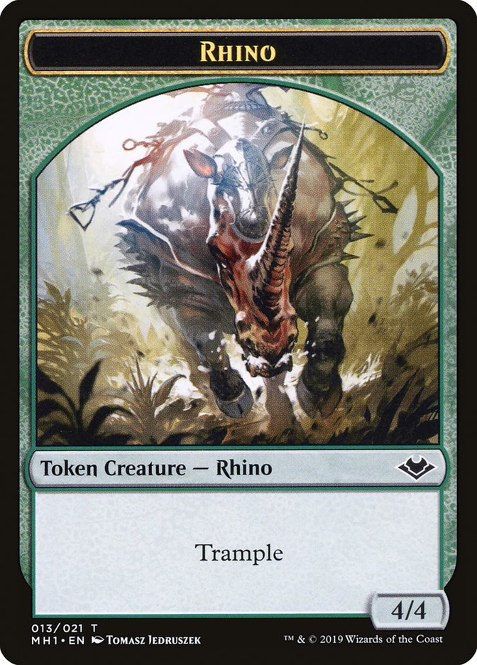 Rhino Token [Modern Horizons Tokens] | Impulse Games and Hobbies