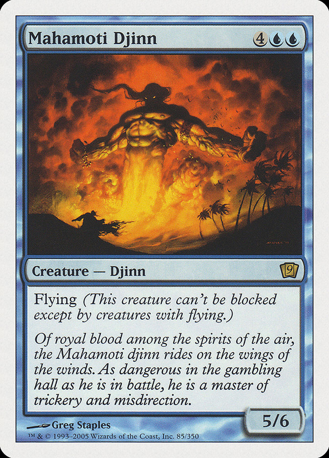 Mahamoti Djinn (9th Edition) [Oversize Cards] | Impulse Games and Hobbies