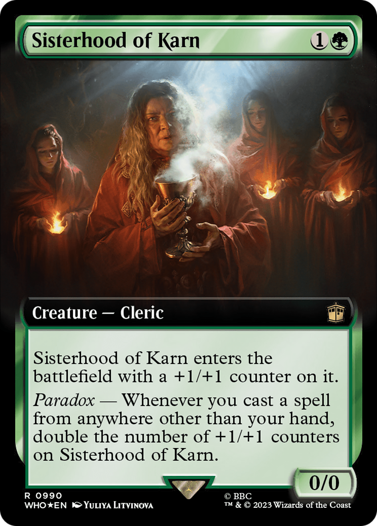 Sisterhood of Karn (Extended Art) (Surge Foil) [Doctor Who] | Impulse Games and Hobbies