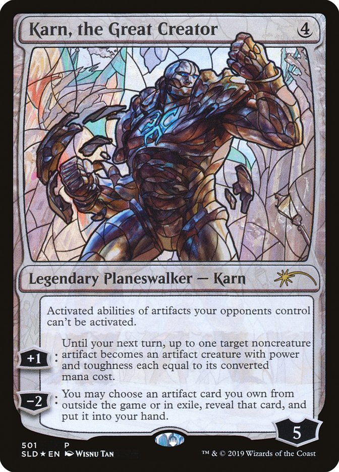 Karn, the Great Creator (Stained Glass) [Secret Lair Drop Promos] | Impulse Games and Hobbies