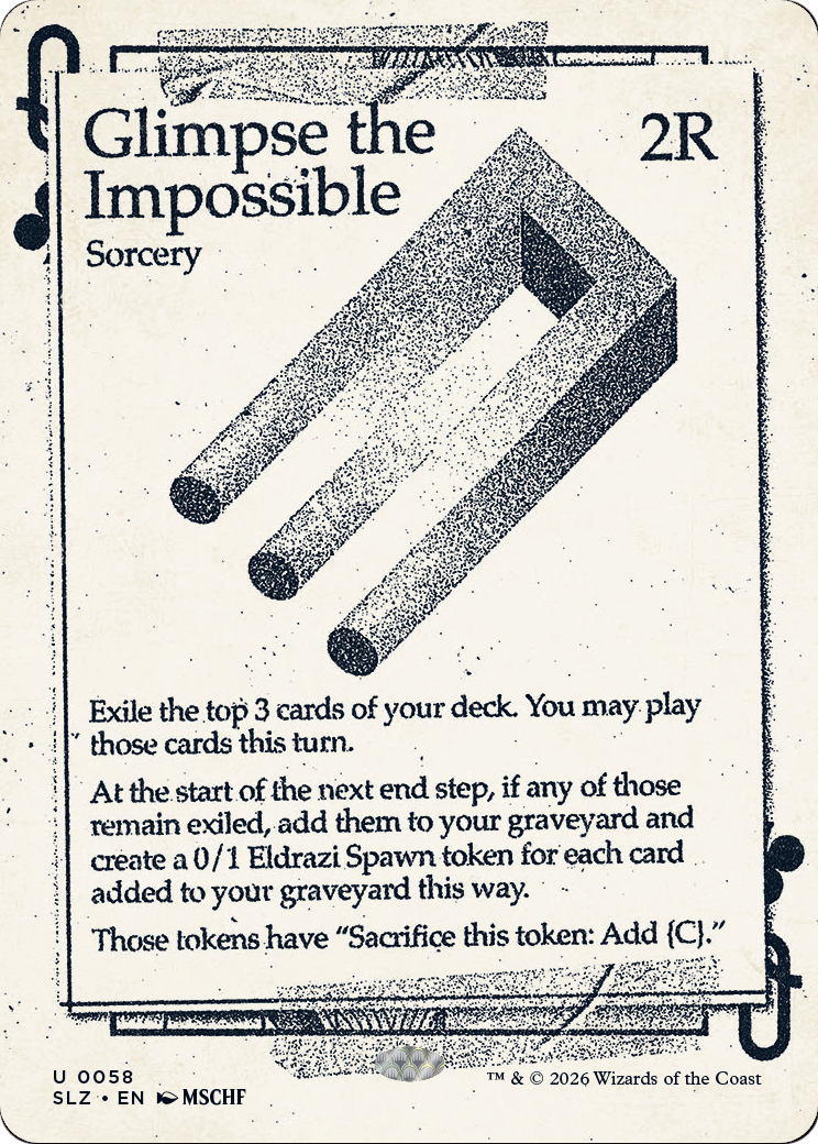 Glimpse the Impossible (0058) [Secret Lair x MSCHF: The Zeta Set] | Impulse Games and Hobbies