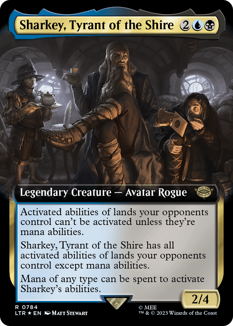 Sharkey, Tyrant of the Shire (Extended Art) (Surge Foil) [The Lord of the Rings: Tales of Middle-Earth] | Impulse Games and Hobbies