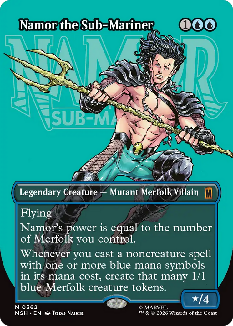 Namor the Sub-Mariner (Borderless) [Marvel Super Heroes] | Impulse Games and Hobbies