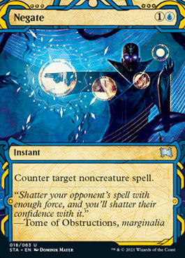 Negate (Foil Etched) [Strixhaven: Mystical Archive] | Impulse Games and Hobbies