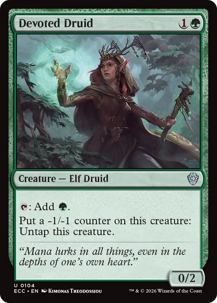 Devoted Druid [Lorwyn Eclipsed Commander] | Impulse Games and Hobbies