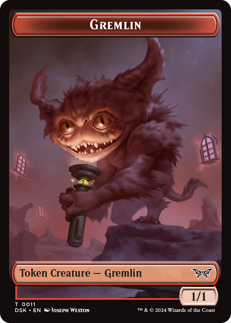 Gremlin Token [Duskmourn: House of Horror Tokens] | Impulse Games and Hobbies