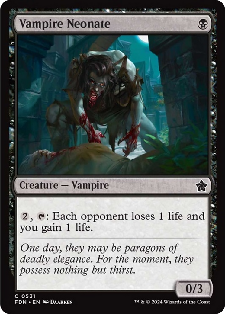 Vampire Neonate [Foundations] | Impulse Games and Hobbies