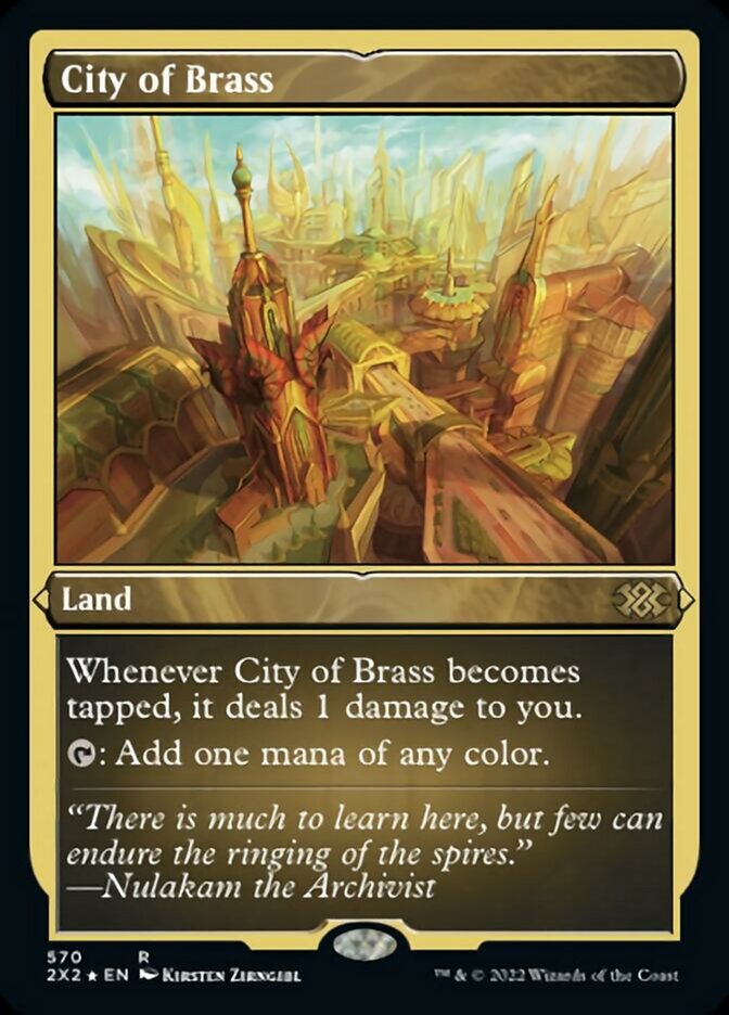City of Brass (Foil Etched) [Double Masters 2022] | Impulse Games and Hobbies