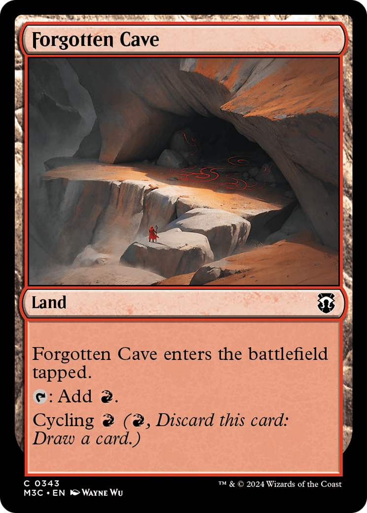 Forgotten Cave (Ripple Foil) [Modern Horizons 3 Commander] | Impulse Games and Hobbies
