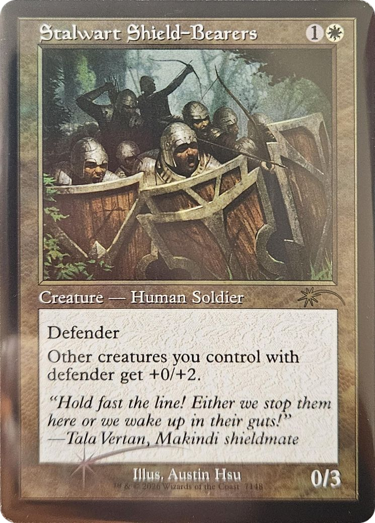 Stalwart Shield-Bearers (Retro Frame) [Secret Lair Drop Series] | Impulse Games and Hobbies