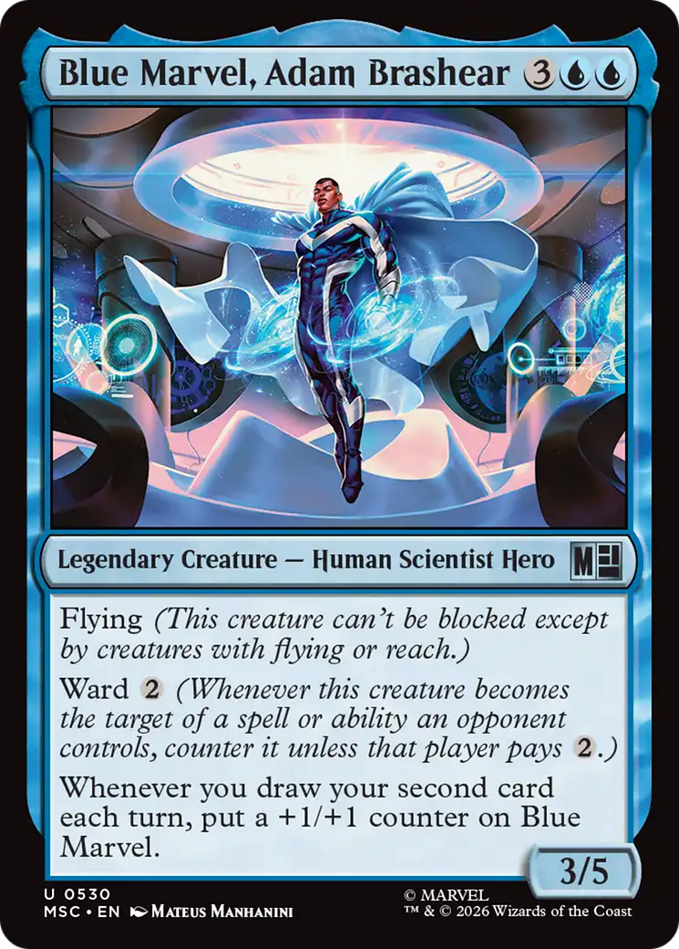 Blue Marvel, Adam Brashear [Marvel Super Heroes Commander] | Impulse Games and Hobbies