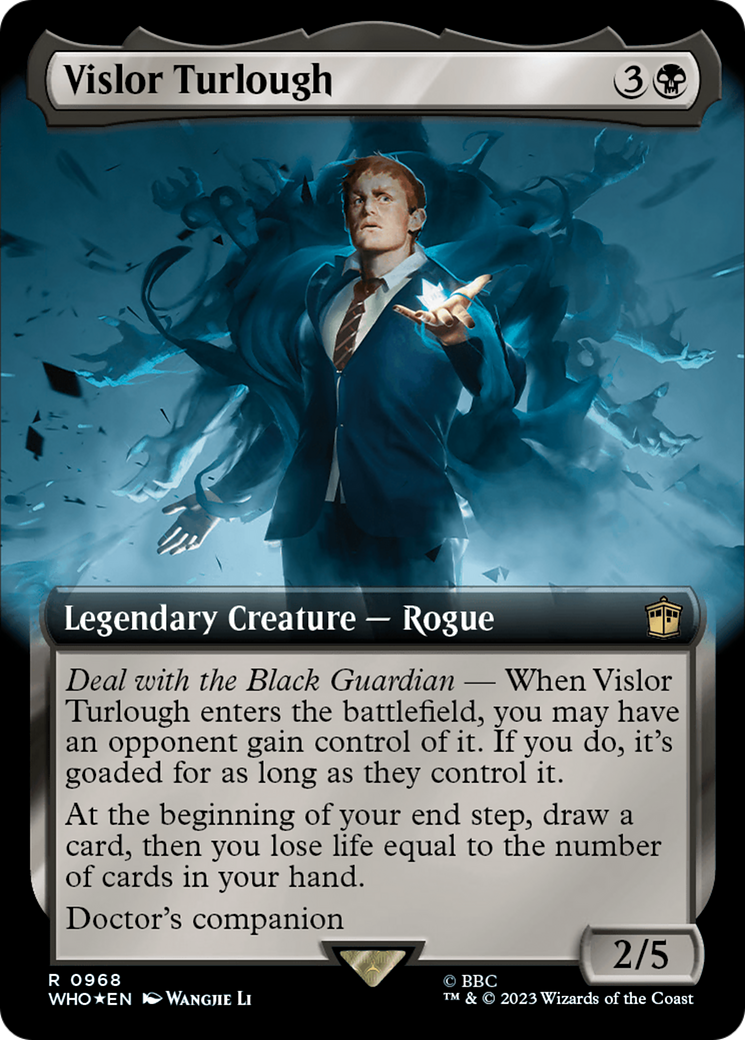 Vislor Turlough (Extended Art) (Surge Foil) [Doctor Who] | Impulse Games and Hobbies