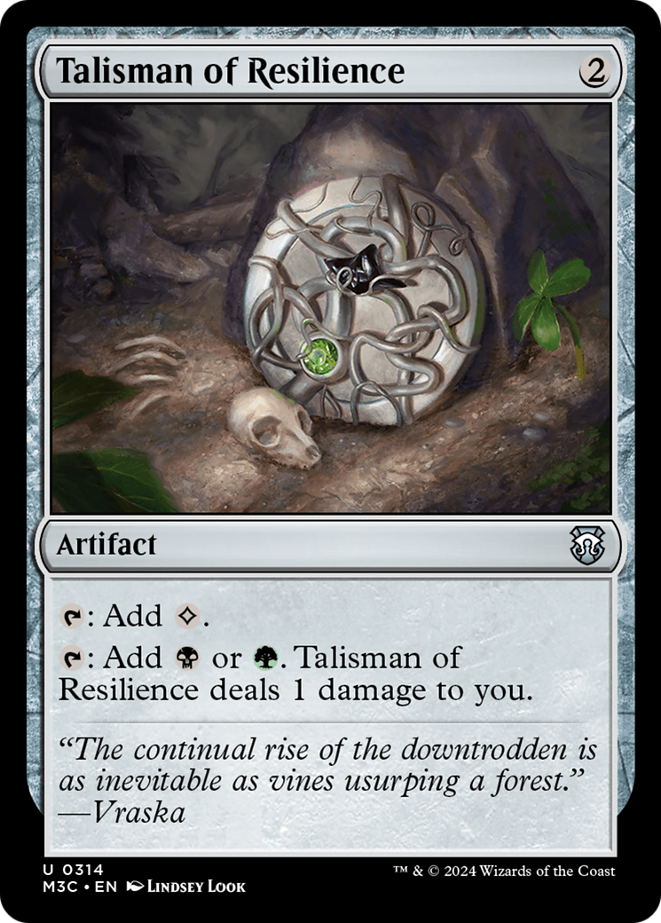 Talisman of Resilience (Ripple Foil) [Modern Horizons 3 Commander] | Impulse Games and Hobbies