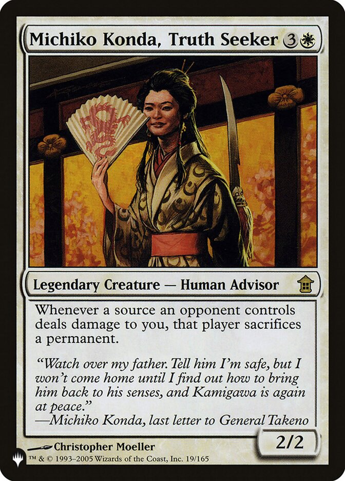 Michiko Konda, Truth Seeker [The List] | Impulse Games and Hobbies