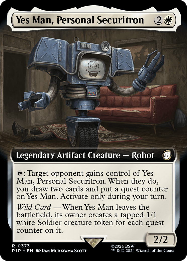 Yes Man, Personal Securitron (Extended Art) [Fallout] | Impulse Games and Hobbies