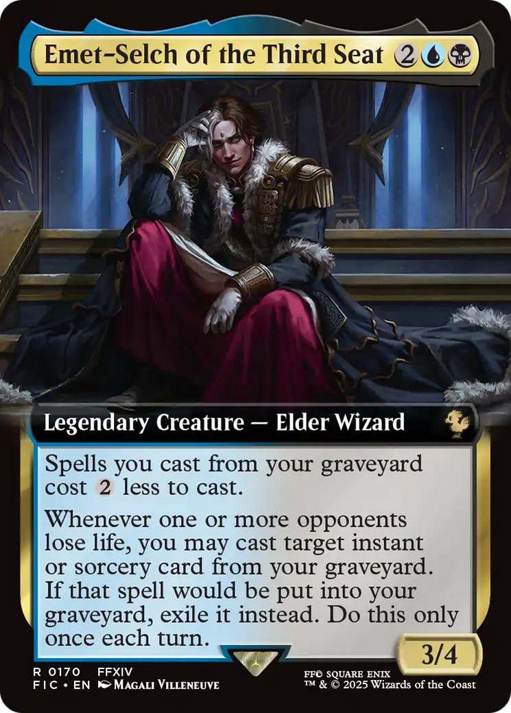 Emet-Selch of the Third Seat (Extended Art) [FINAL FANTASY Commander] | Impulse Games and Hobbies