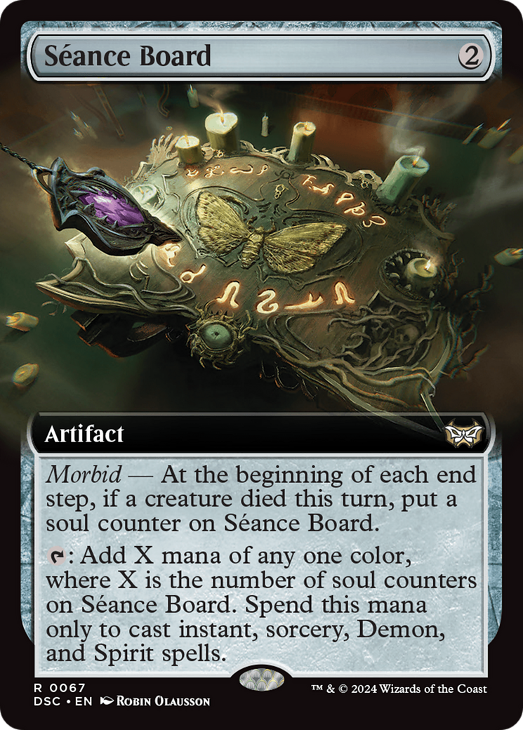 Seance Board (Extended Art) [Duskmourn: House of Horror Commander] | Impulse Games and Hobbies