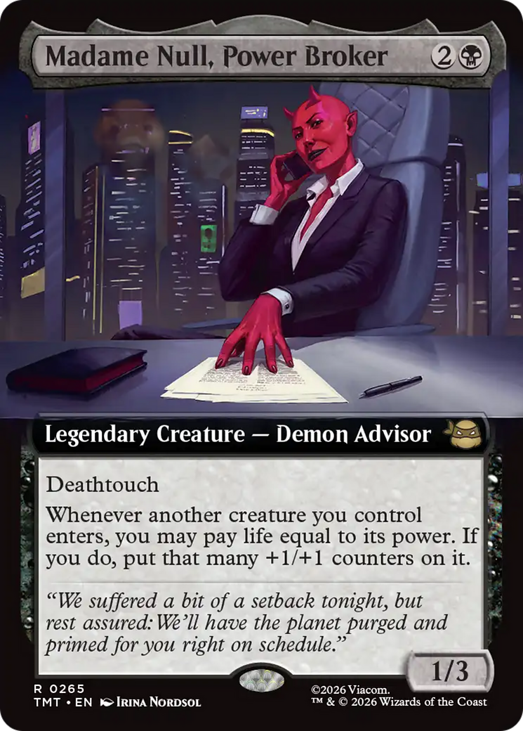 Madame Null, Power Broker (Extended Art) [Teenage Mutant Ninja Turtles] | Impulse Games and Hobbies
