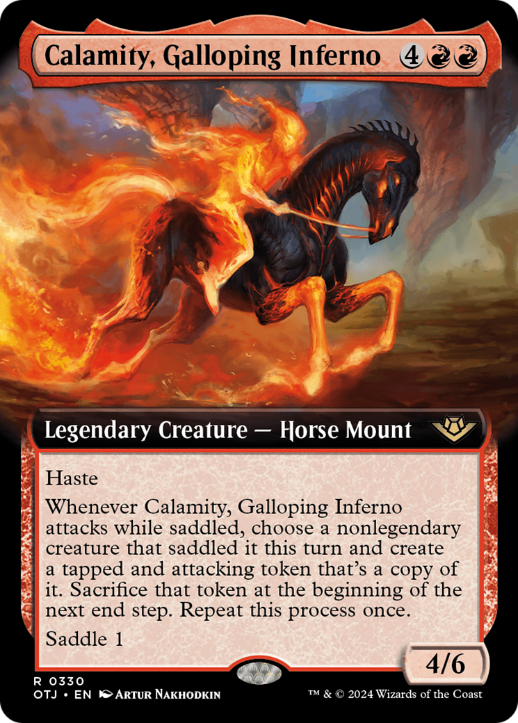 Calamity, Galloping Inferno (Extended Art) [Outlaws of Thunder Junction] | Impulse Games and Hobbies