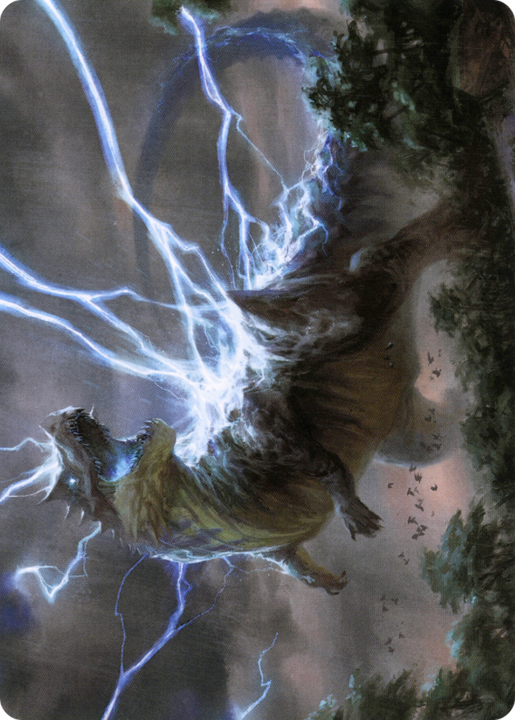 Thrasta, Tempest's Roar Art Card (41) [Modern Horizons 2 Art Series] | Impulse Games and Hobbies