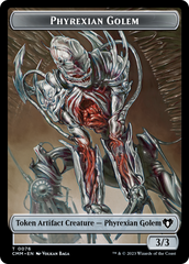 Phyrexian Golem // Ox Double-Sided Token [Commander Masters Tokens] | Impulse Games and Hobbies