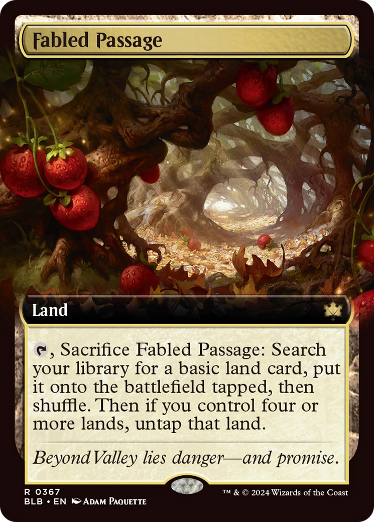 Fabled Passage (Extended Art) [Bloomburrow] | Impulse Games and Hobbies