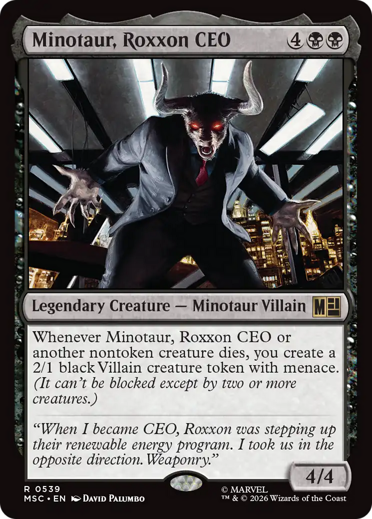 Minotaur, Roxxon CEO [Marvel Super Heroes Commander] | Impulse Games and Hobbies