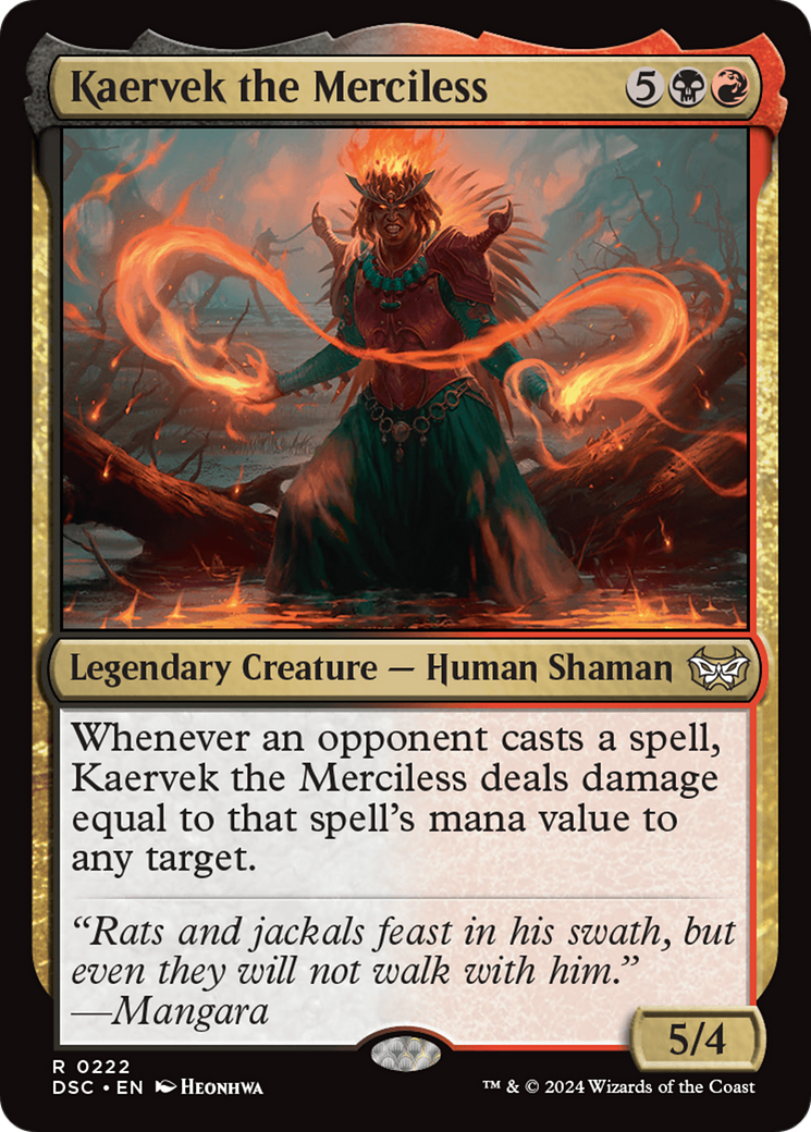 Kaervek the Merciless [Duskmourn: House of Horror Commander] | Impulse Games and Hobbies