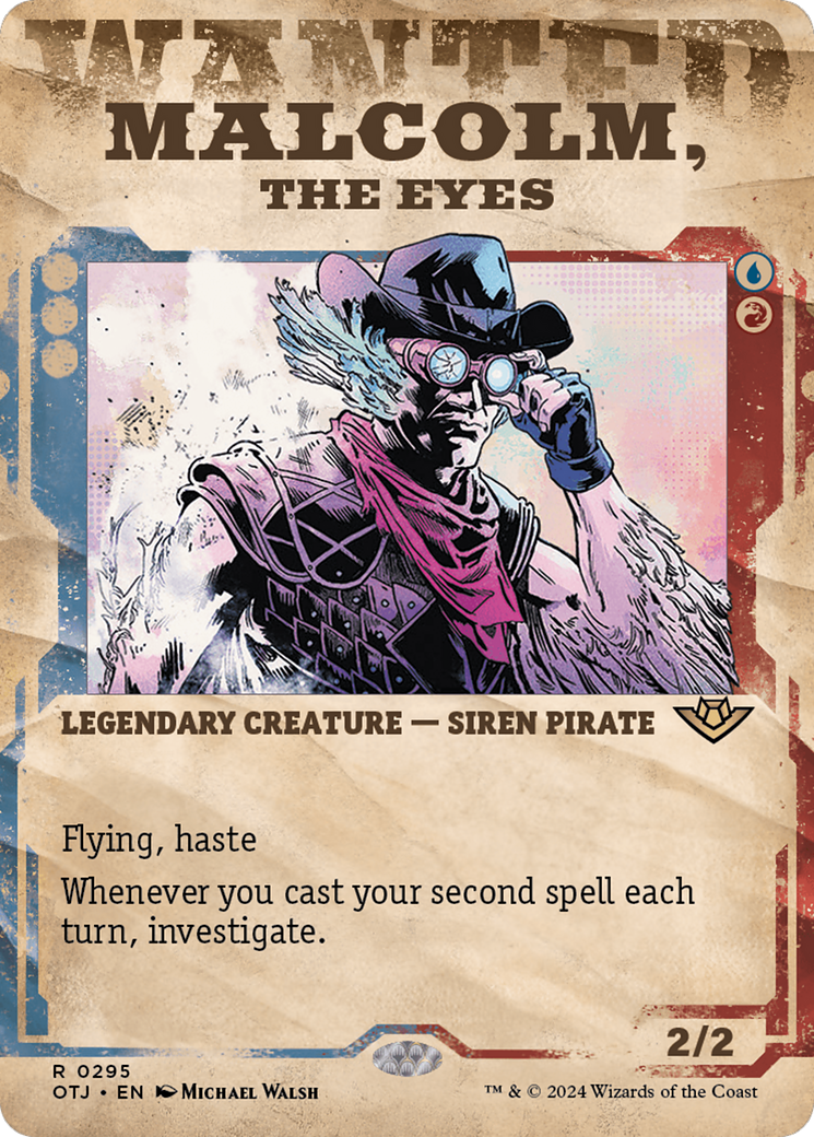 Malcolm, the Eyes (Showcase) [Outlaws of Thunder Junction] | Impulse Games and Hobbies