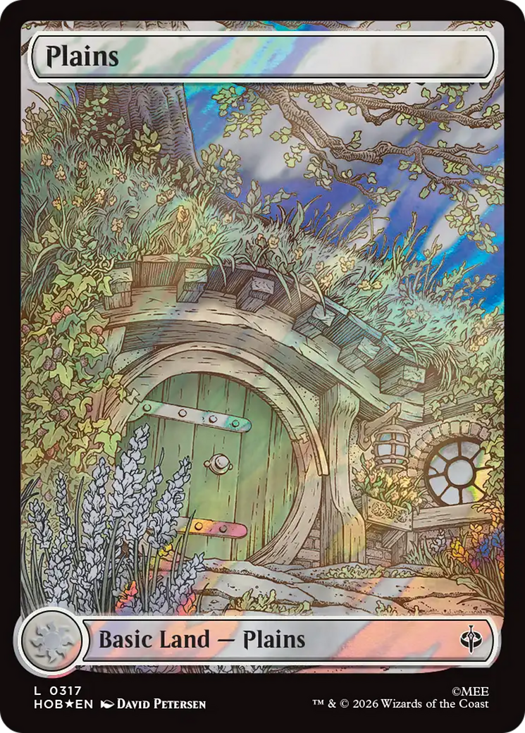 Plains (0317) (Surge Foil) [The Hobbit] | Impulse Games and Hobbies