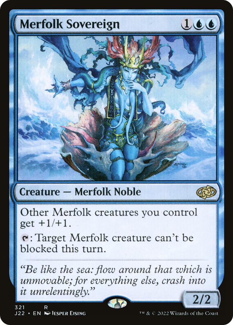 Merfolk Sovereign [Jumpstart 2022] | Impulse Games and Hobbies