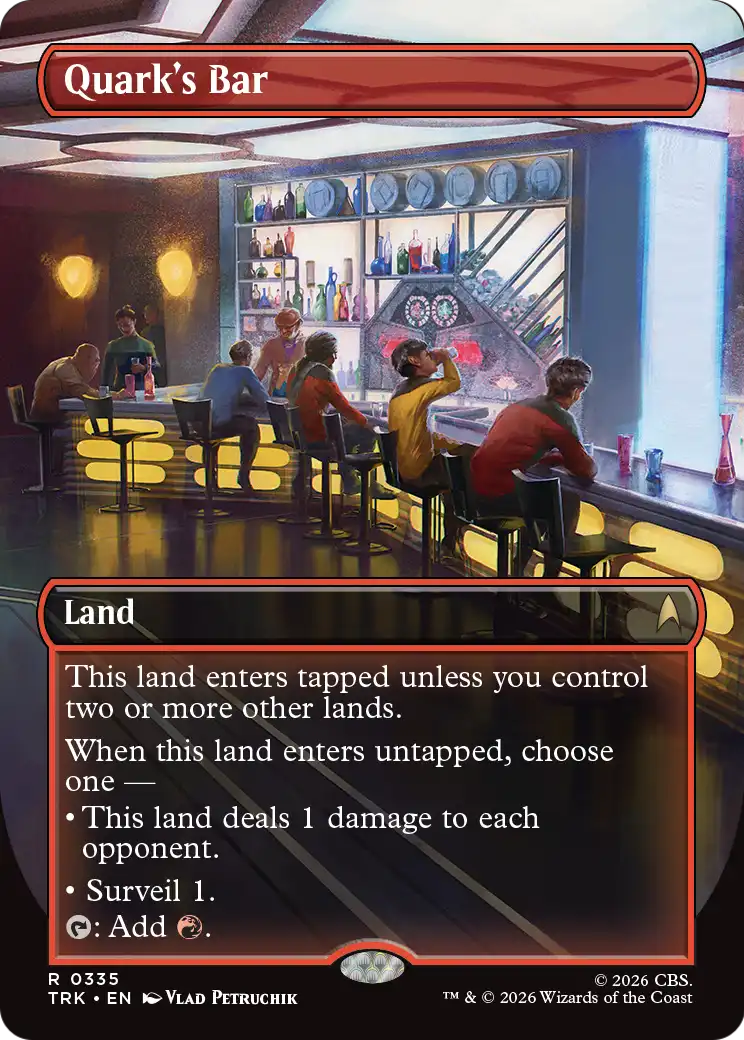 Quark's Bar (Borderless) (0335) [Star Trek] | Impulse Games and Hobbies