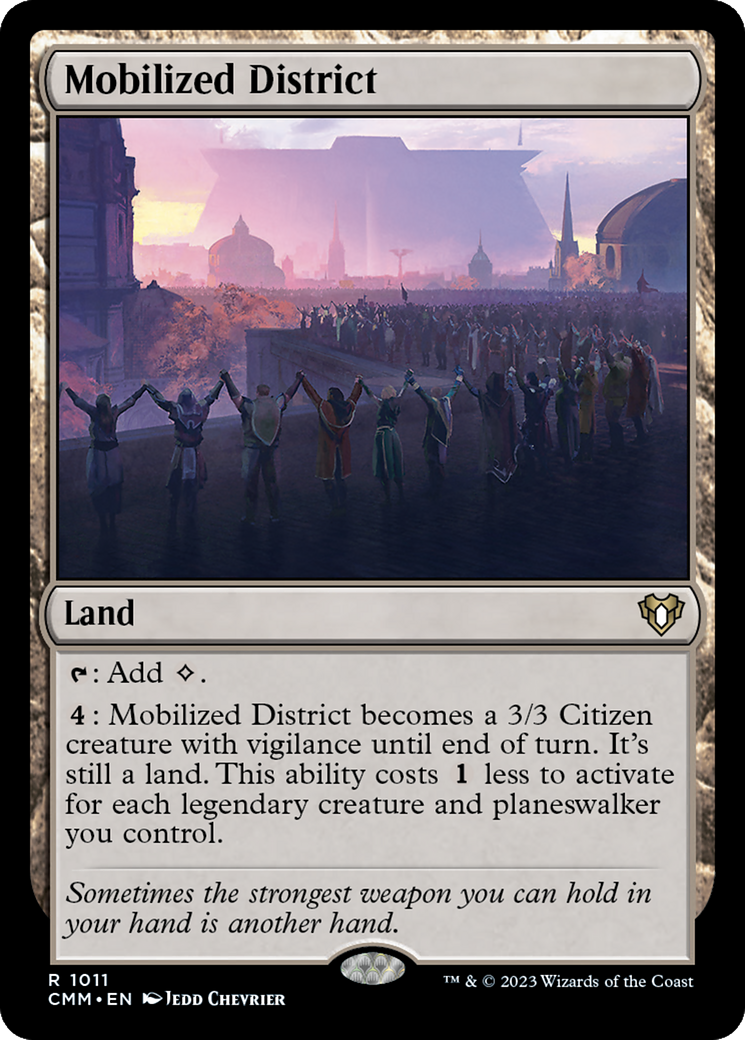 Mobilized District [Commander Masters] | Impulse Games and Hobbies