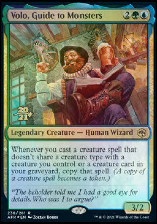 Volo, Guide to Monsters [Dungeons & Dragons: Adventures in the Forgotten Realms Prerelease Promos] | Impulse Games and Hobbies