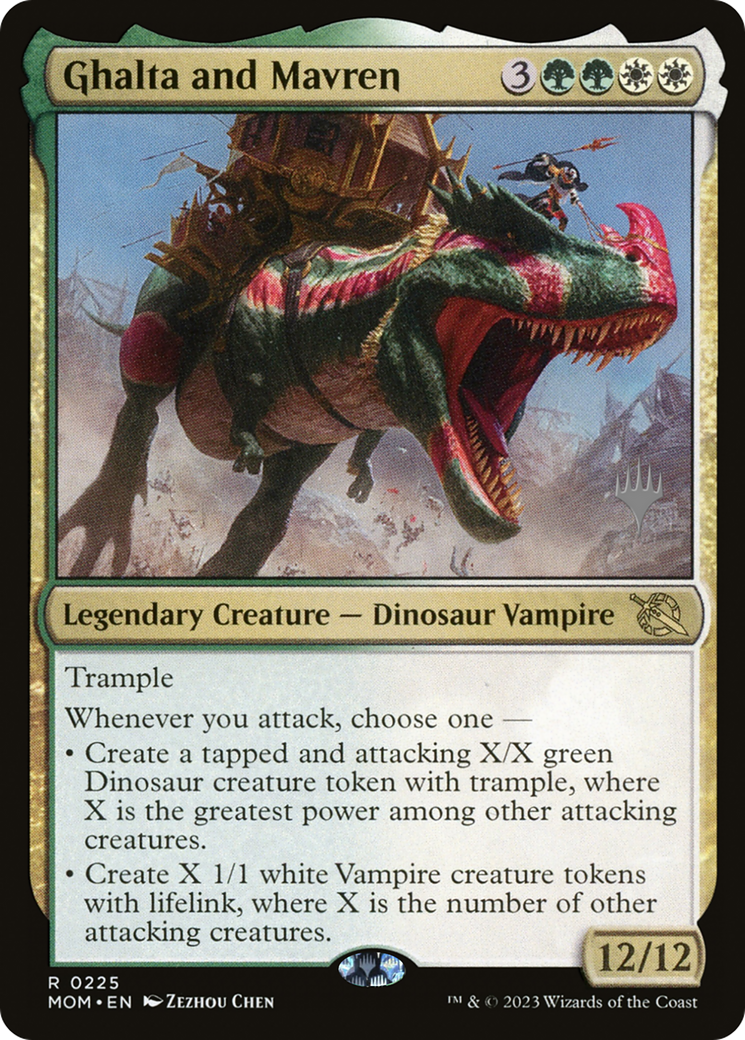 Ghalta and Mavren (Promo Pack) [March of the Machine Promos] | Impulse Games and Hobbies