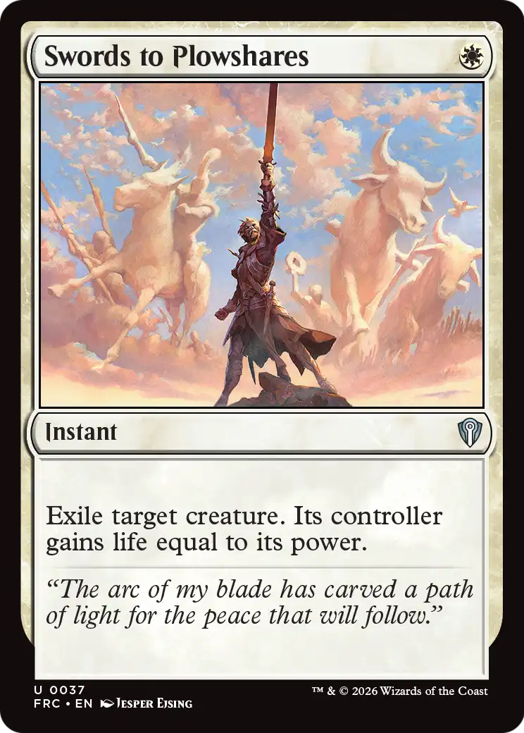 Swords to Plowshares [Reality Fracture Commander] | Impulse Games and Hobbies