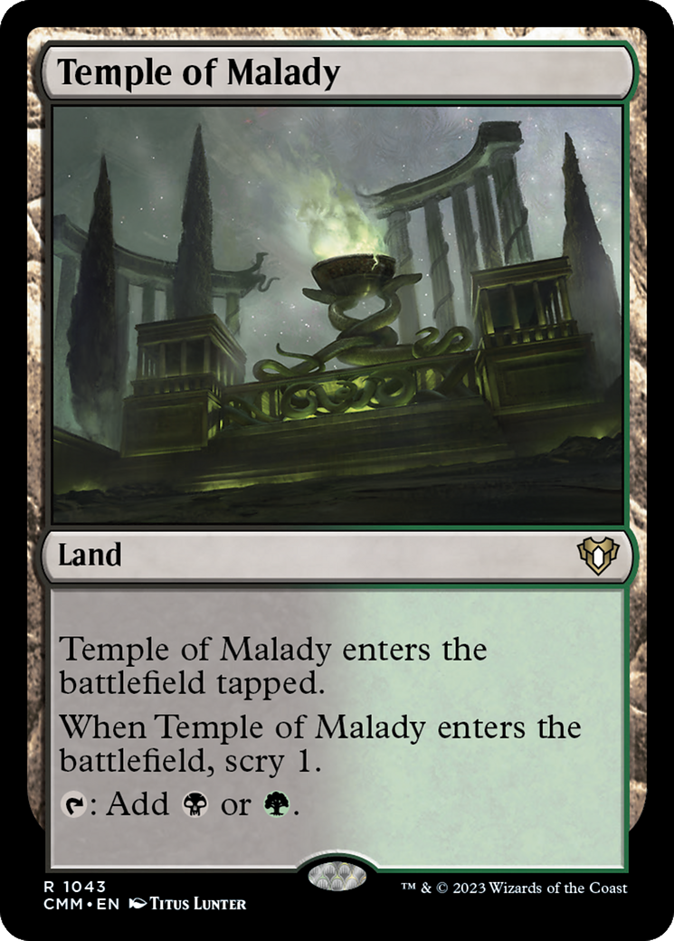 Temple of Malady [Commander Masters] | Impulse Games and Hobbies