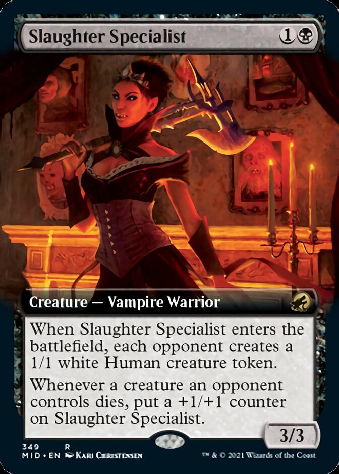 Slaughter Specialist (Extended Art) [Innistrad: Midnight Hunt] | Impulse Games and Hobbies
