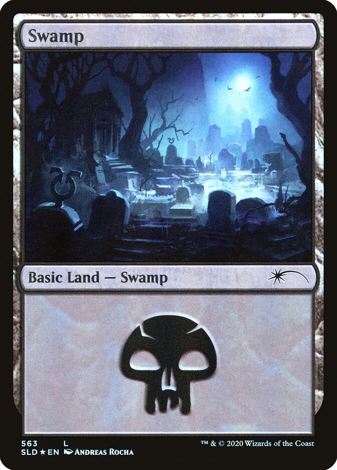 Swamp (Spooky) (563) [Secret Lair Drop Promos] | Impulse Games and Hobbies