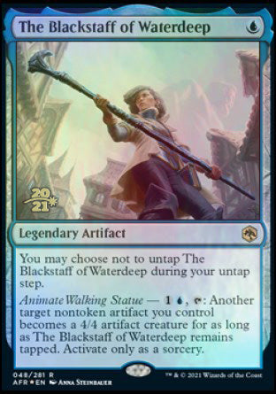 The Blackstaff of Waterdeep [Dungeons & Dragons: Adventures in the Forgotten Realms Prerelease Promos] | Impulse Games and Hobbies