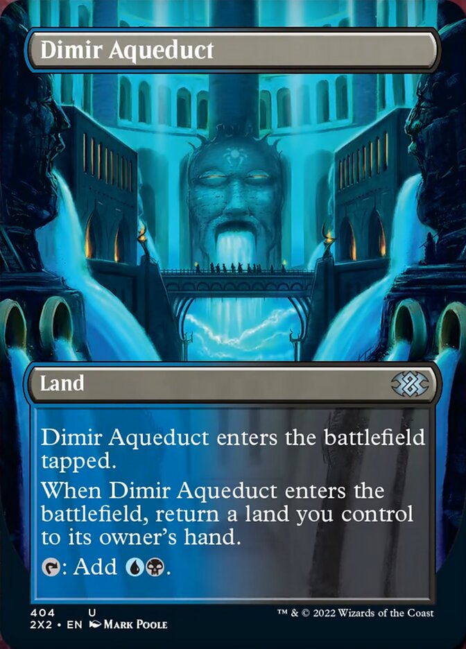Dimir Aqueduct (Borderless Alternate Art) [Double Masters 2022] | Impulse Games and Hobbies