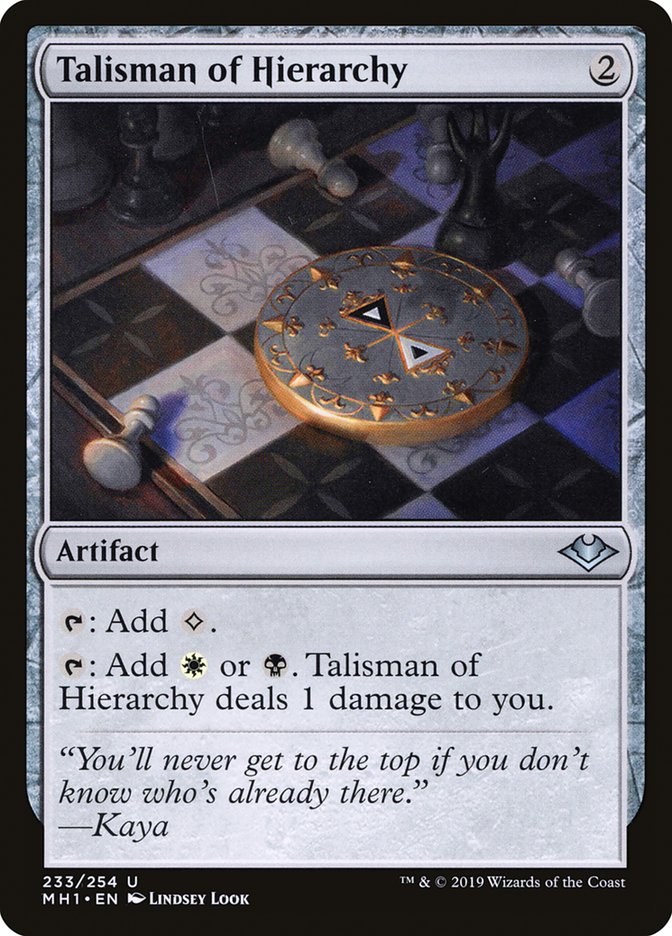 Talisman of Hierarchy [Modern Horizons] | Impulse Games and Hobbies