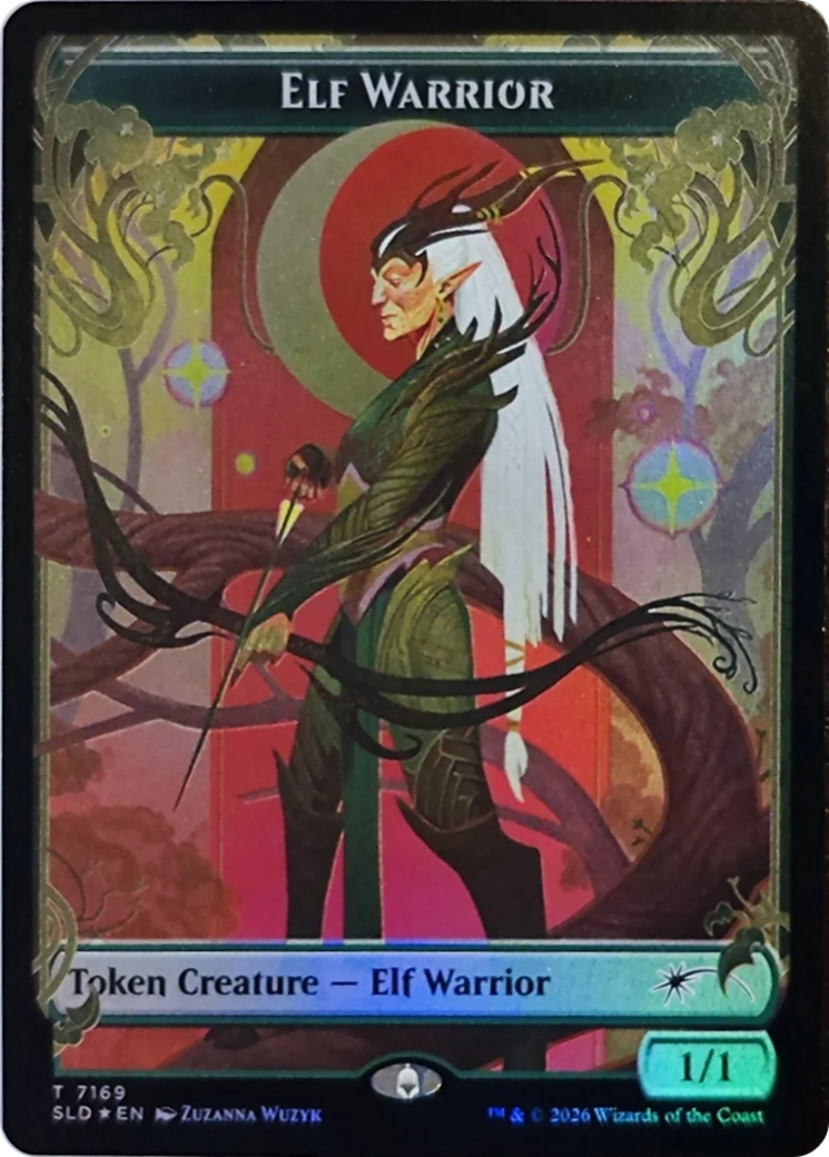 Elf Warrior Token (7169) [Secret Lair Drop Series] | Impulse Games and Hobbies