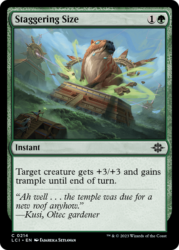 Staggering Size [The Lost Caverns of Ixalan] | Impulse Games and Hobbies