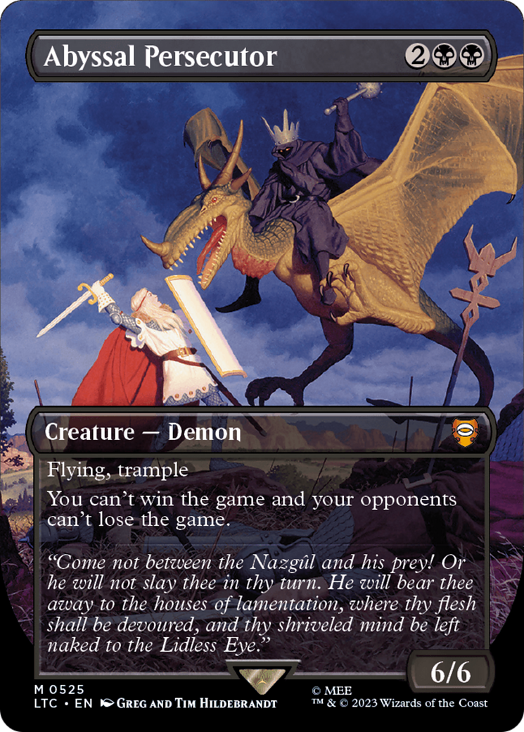 Abyssal Persecutor (Borderless) [The Lord of the Rings: Tales of Middle-Earth Commander] | Impulse Games and Hobbies