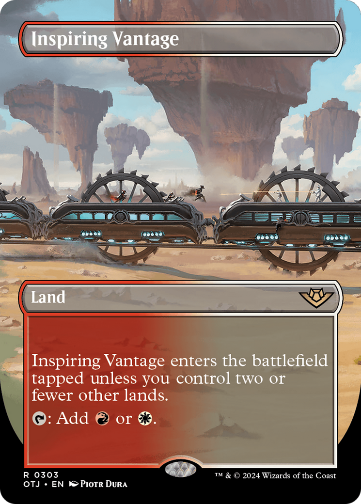 Inspiring Vantage (Borderless) [Outlaws of Thunder Junction] | Impulse Games and Hobbies