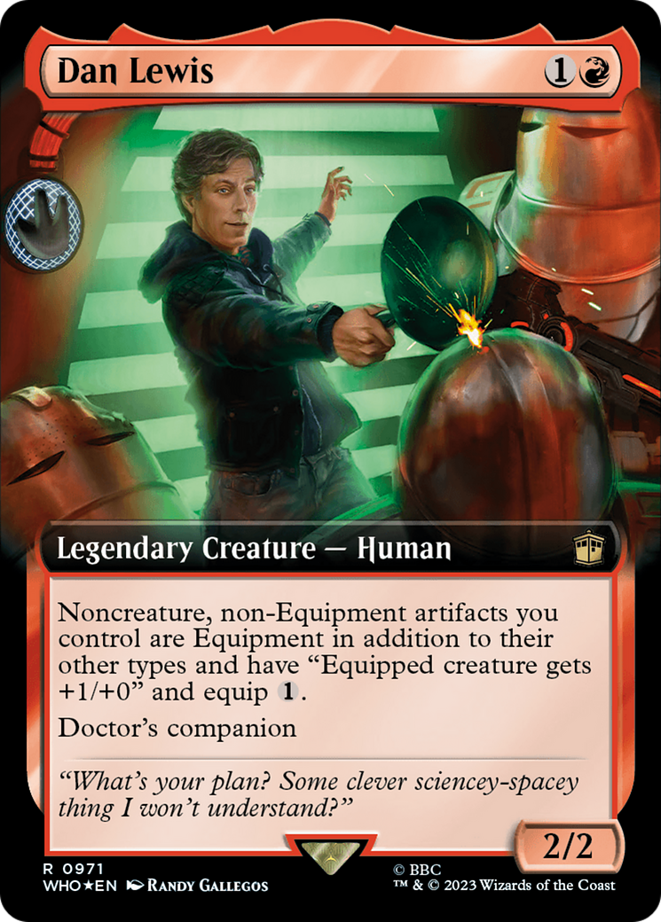 Dan Lewis (Extended Art) (Surge Foil) [Doctor Who] | Impulse Games and Hobbies