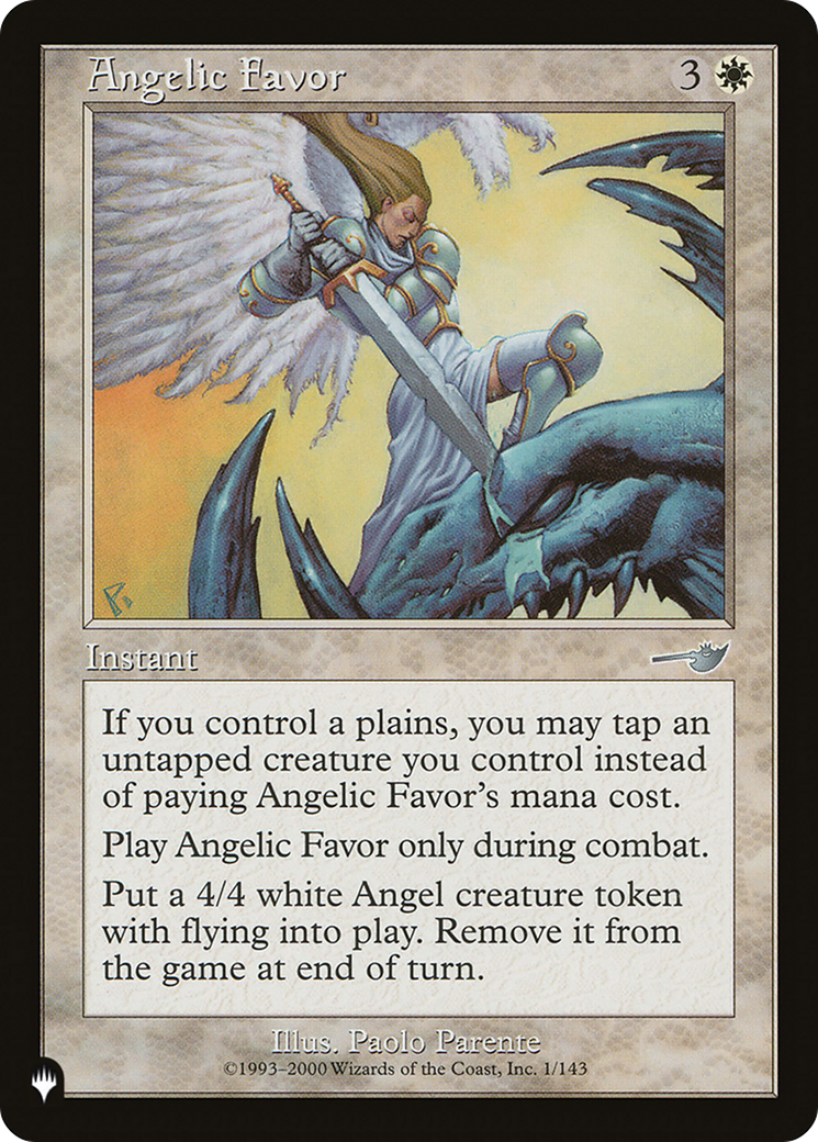 Angelic Favor [The List Reprints] | Impulse Games and Hobbies