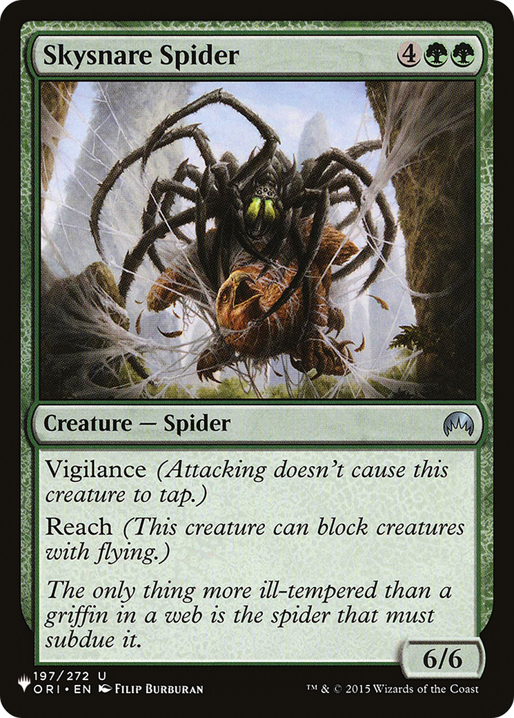 Skysnare Spider [The List Reprints] | Impulse Games and Hobbies